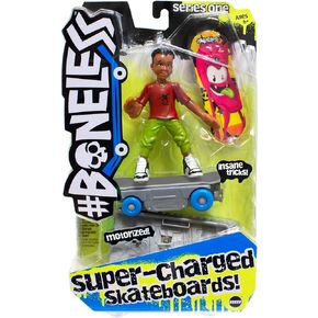 NSI Toys #Boneless لعبة صغيرة مشحونة للغاية لوح تزلج مع شخصية متزلج يمكن وضعها