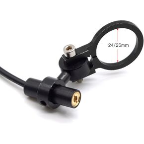 Qding Diode Module Red Dot Set Hole Diameter 24mm Positioning DC 5V for C SeriesDIY Co2 Laser Head