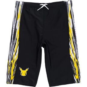 Pokemon Pikachu UPF 50+ Tight-Fitting Swim Jammers Swimsuit Little Kid to Big