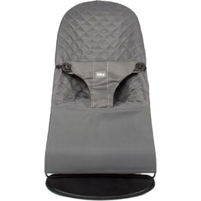 Fabric seat for Bouncer Belltop Compatible with Babyjörn Bouncer (Cover, seat): Balance, Soft & Bliss. Cover for Baby Bouncer. Baby seat for Hammock: Ergonomic fit. Hypoallergenic Poly Cotton - Grey