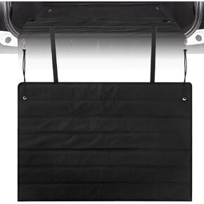Large Bumper Guard for Cars 41 x 25 Inches Rear Bumper Protector Foldable Universal SUV Trunk Mat for Preventing Scratches While Unloading and Loading, Black in Kuwait