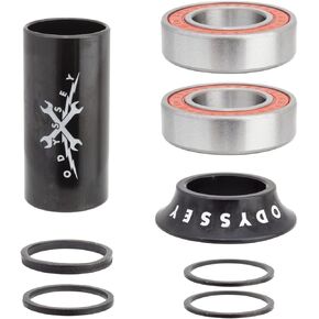 Odyssey 22Mm Mid Bottom Brackets - Mid - 22Mm - Alloy - Press Fit - 41Mm - Blac