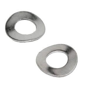 M10 304 Stainless Steel Wave Spring Washer Spring Lock Washer Gasket Assortment Kit(50pcs)