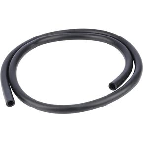 stonylab Black Latex Rubber Tubing, Continuous Piece Highly Elastic and Strong Pure Latex Tubing Natural Rubber Tube 7/16 inch OD 5/16 inch ID, 3 Feet