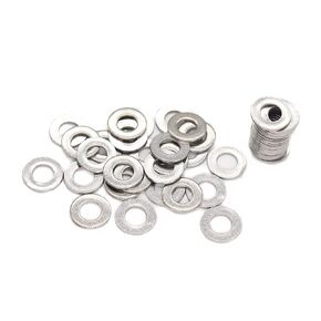 50pcs M8 Large Fender Flat Washers, ID=24mm, Thickness=2.0mm, 304 Stainless Steel 18-8 Plain Finish