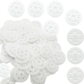 45mm Plastic Washers Polypropylene Washers for Fixing and Fastening Foam Board, Plastic Flat Washers for Rigid Foam Insulation Fastening Installation, Load Spreading for Screws Nail (100)