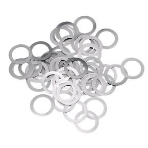 100 Pack Flat Washers for Bolt & Screw, 0.16"*0.31"(ID*OD) Metal Washers 0.004" Thickness Stainless Steel Flat Washers for Furniture Installation and Repair