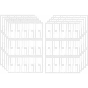 Hybsk 300 PCS Cable Labels Waterproof Wire Tags Write on Stickers Tear Resistant Flexible Works Cord Identification Labels A4 Sheet for Laser Printer 10 Sheet (10 Colors)