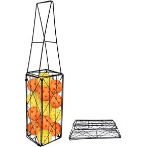 Tennis Ball Hopper Basket Pickleball Picker Upper Tennis Ball Collector Pickleball Basket Pickup Hopper Tennis Ball Carrier Holder Pickleball Ball Retriever for Picking and Storage
