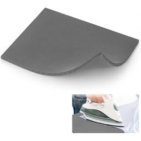12 x 10 Inches Silicone Heat Press Mat Pad, 0.3" Thickest Silicone Pad For Heat Press Machine, Flat Heat Transfer Press Replacement Pad,Grey (12 x 10 Inches)