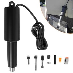 15057-001 Trim Tab Actuator for 2009 to Present Air Boat, with 5-16" Mount Hardware & 6ft Cable, 2-1/4" Stroke 12V, Replacement for 101XDS Short Actuator, Replace for Lenco Marine Actuators 101XD-4