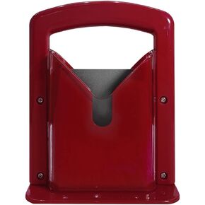 Bagel Slicer, Safety Handle, Bagel Cutter Stainless Steel (Red)