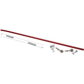 Longacre 52-32700 Standard Carb Throttle Linkage Kit, 23-1/4