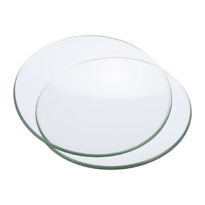 PATIKIL 80mm Diameter Watch Glass, 10 Pack Beaker Cover Smooth Edges Chamfered Arc for Laboratory, Transparent