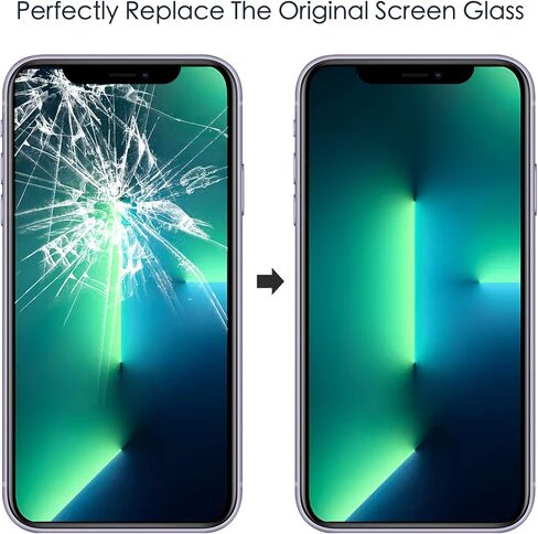 استبدال زجاج الشاشة متوافق مع iPhone 13 Pro Max Series 6.7 بوصة، مجموعة شاشة بديلة مع أدوات إصلاح، لاصق مقاوم للماء (بدون OLED ومحول رقمي يعمل باللمس) in Saudi Arabia