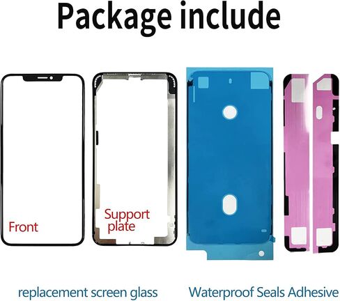 استبدال زجاج الشاشة متوافق مع iPhone 13 Pro Max Series 6.7 بوصة، مجموعة شاشة بديلة مع أدوات إصلاح، لاصق مقاوم للماء (بدون OLED ومحول رقمي يعمل باللمس) in Saudi Arabia