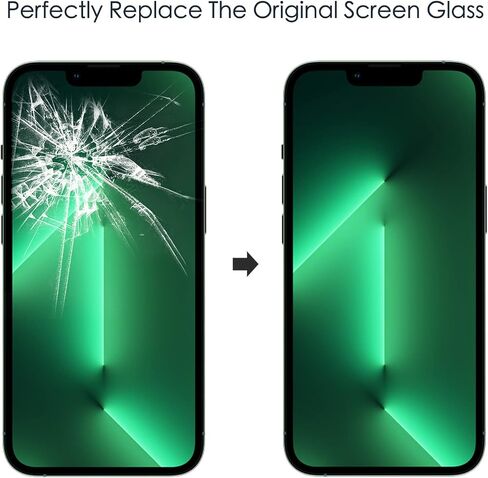 استبدال زجاج الشاشة متوافق مع iPhone 13 Pro Max Series 6.7 بوصة، مجموعة شاشة بديلة مع أدوات إصلاح، لاصق مقاوم للماء (بدون OLED ومحول رقمي يعمل باللمس) in Saudi Arabia
