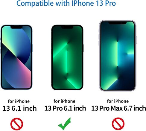استبدال زجاج الشاشة متوافق مع iPhone 13 Pro Max Series 6.7 بوصة، مجموعة شاشة بديلة مع أدوات إصلاح، لاصق مقاوم للماء (بدون OLED ومحول رقمي يعمل باللمس) in Saudi Arabia