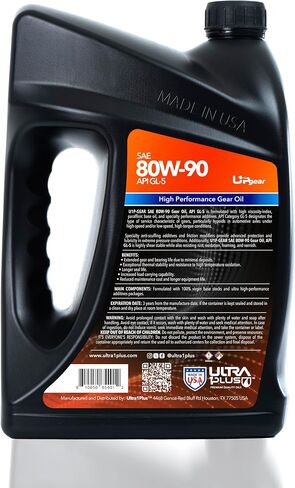 Ultra1Plus SAE 80W-90 Conventional Gear Oil API GL-5 (US Gallon - 4 QTS) in Saudi Arabia