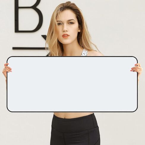 Large Gaming Mouse Pad with Nonslip Base-31.5x11.8x0.15 Inch|Extended XXL Size, Heavy|Thick, Comfy, Foldable Mat for Desktop, Laptop, Keyboard, Consoles & More|Enjoy Precise (White) in Kuwait