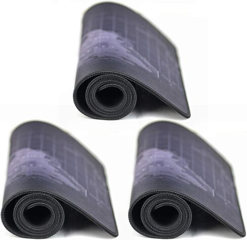 لوحة ماوس ألعاب كبيرة بقاعدة مضادة للانزلاق - 31.5x11.8x0.15 بوصة|حجم XXL ممتد، ثقيلة|سميكة ومريحة وقابلة للطي لسطح المكتب والكمبيوتر المحمول ولوحة المفاتيح ووحدات التحكم والمزيد|استمتع بالدقة (أبيض) in Kuwait