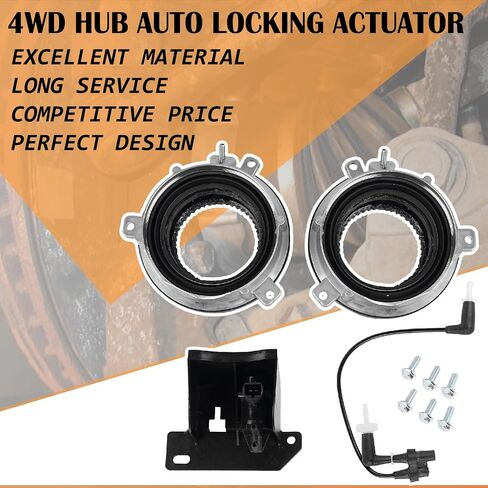 600-105 4WD Auto Locking Hub Actuator Vacuum Solenoid w/Cover Line Fits for Expedition F150 Lincoln Navigator Mark Replaces 7L1Z3C247A 7L1Z-3C247-A in Saudi Arabia