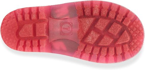 حذاء المطر Stride Rite 360 ​​المضيء للجنسين، طباعة قلب، مقاس 5 in Kuwait