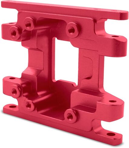 قاعدة علبة التروس من سبائك الألومنيوم من OGRC لأجزاء ترقية 1/18 TRX4M (أحمر) in Kuwait