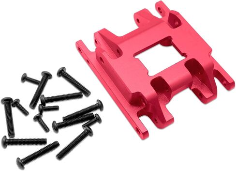 قاعدة علبة التروس من سبائك الألومنيوم من OGRC لأجزاء ترقية 1/18 TRX4M (أحمر) in Kuwait