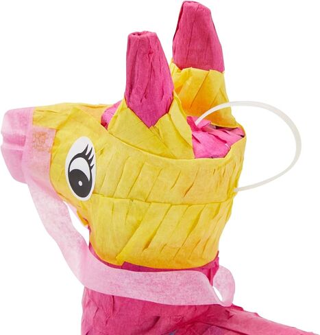 Juvale Mini Donkey Pinata - 3 عبوات بيناتا مكسيكية صغيرة لسينكو دي مايو، والمهرجانات المكسيكية، وحفلات أعياد الميلاد (4 × 7.5 × 2 بوصة) in Saudi Arabia