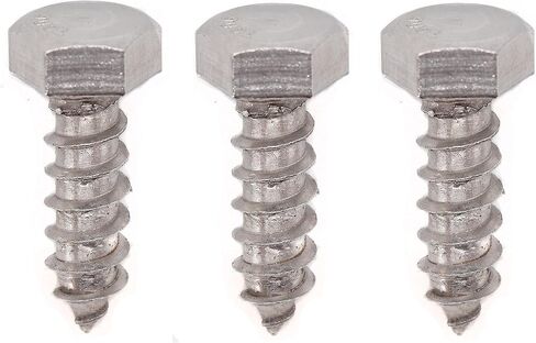 20 قطعة من BinifiMux 1/4" x 4" براغي سداسية من الفولاذ المقاوم للصدأ برأس متخلفة، A2-70/18-8، لمسة نهائية سادة in Kuwait
