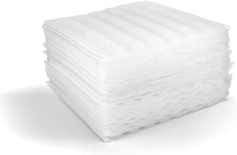 أوراق تغليف إسفنجية من باسيفيك ميلر، 30.48 × 30.48 سم، 50 عبوة من صفائح الإسفنج من مستلزمات التعبئة لنقل التخزين المحمول in Kuwait