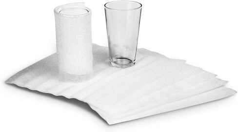 أوراق تغليف إسفنجية من باسيفيك ميلر، 30.48 × 30.48 سم، 50 عبوة من صفائح الإسفنج من مستلزمات التعبئة لنقل التخزين المحمول in Kuwait