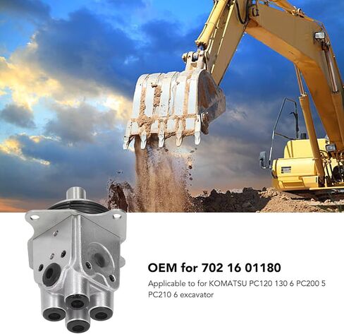 FTVOGUE حفارة المقود مقبض سبائك الصلب الطيار صمام التحكم 702 16 01180 لكوماتسو PC120 130 6 PC200 5 PC210 6 in Saudi Arabia