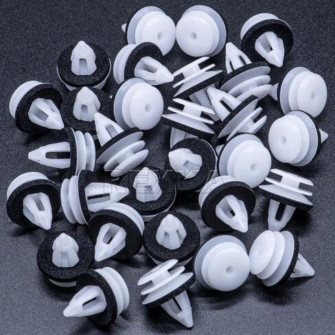 Rexka 30pcs Door Trim Panel Trunk Lid Headliner Retainer Clip Compatible with BMW E46 E90 F30 X5 X3 E60 51-41-8-224-768 51418224768 in Saudi Arabia