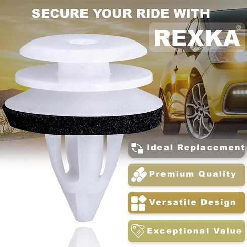 Rexka 30pcs Door Trim Panel Trunk Lid Headliner Retainer Clip Compatible with BMW E46 E90 F30 X5 X3 E60 51-41-8-224-768 51418224768 in Saudi Arabia