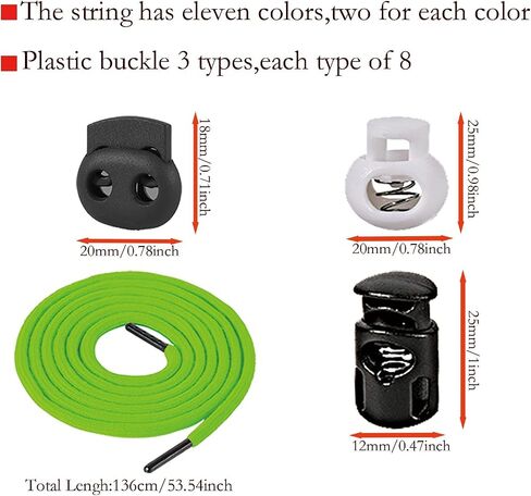 18 Pcs Drawstring Cords Replacement Hoodie String Cording Flat with Metal Tip 24Pcs Cord Locks Stopper Toggle with Threader Tool for Sweatpants Clothings Pants Jackets Coats Clothing Jackets Coats in Saudi Arabia