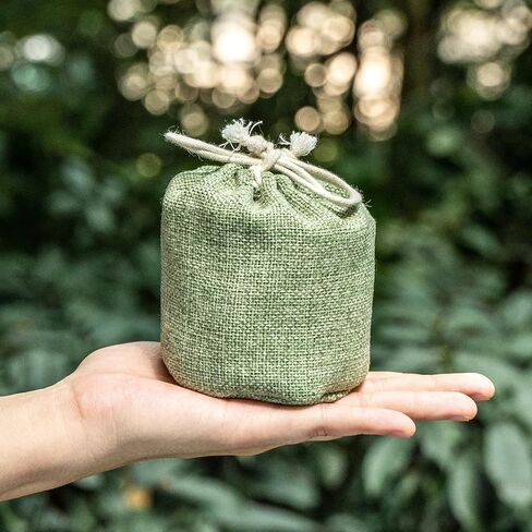 iBasingo 200ML Titanium Tea Maker Tea Set Single Layer with Wooden Handle Outdoors Portable Lightweight for Camping Hiking Coffee US-Ti3138D in Kuwait