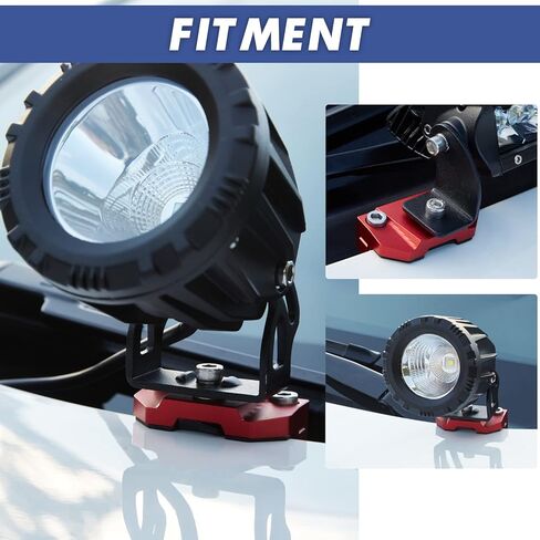 2 قطعة مصباح ليد بار تصاعد بين قوسين العالمي عمود حامل مشابك ل قبالة الطريق جيب SUV شاحنة Led ضوء العمل جبل بين قوسين in Kuwait