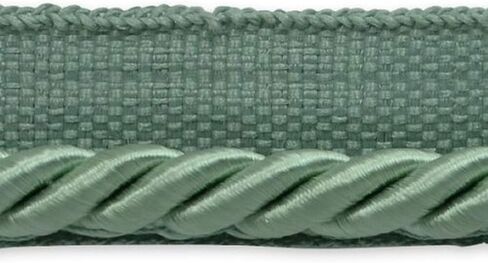 Emmerson 1/4" Twisted Lip Cord Trim, Versatile Trim for DIY Crafts, Picture Frames, Home Decor, and Fashion Items, 5-Yard Cut, Black in Saudi Arabia