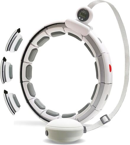 Smart Hula Fitness Hoop Adults & Beginners, 16 Adjustable Hoola Hoop Tires for Weight in Saudi Arabia