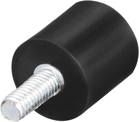 uxcell M4 Male Female Rubber Mounts, Shock Absorber, for Motor Generator Compressor Garage Reverse Osmosis Pump Impact Air Generator Car Bobbins, D10mmxH15mm 4pcs in Saudi Arabia