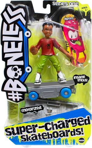 NSI Toys #Boneless لعبة صغيرة مشحونة للغاية لوح تزلج مع شخصية متزلج يمكن وضعها in Saudi Arabia