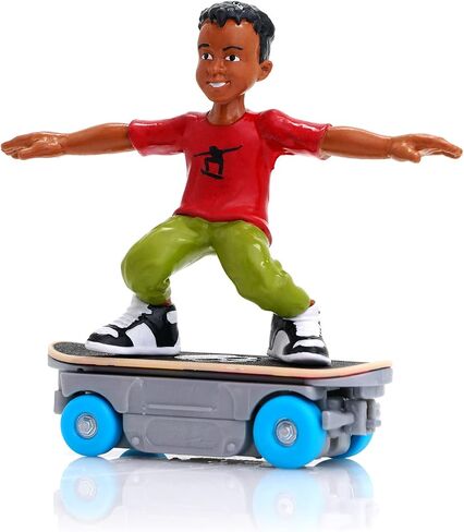 NSI Toys #Boneless لعبة صغيرة مشحونة للغاية لوح تزلج مع شخصية متزلج يمكن وضعها in Saudi Arabia