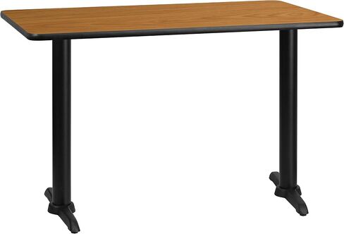 Flash Furniture سطح طاولة مستطيل الشكل مقاس 30 بوصة × 48 بوصة مع قواعد ارتفاع الطاولة مقاس 5 بوصة × 22 بوصة in Saudi Arabia