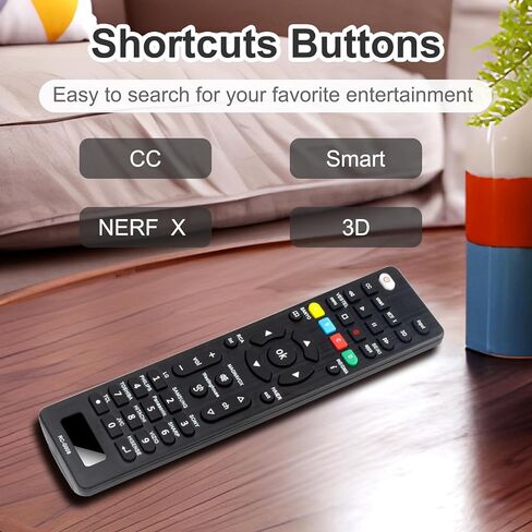 جهاز تحكم عن بعد للتلفزيون العالمي لأجهزة سامسونج، وLG، وسوني، وشارب، وVizio، وPhilips، وToshiba، وSanyo، وJVC، وTCL، وHisense، وVestel، وSeiki، وInsignia All Series TV in Kuwait