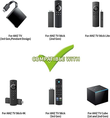 DR49WK B PE59CV Replacement Voice Remote Control for AMZ TV(3rd Gen, Pendant Design), AMZ TV Stick(2nd Gen, 3rd Gen, Lite, 4K AMZ TV Cube(1st Gen, 2nd Gen) in Saudi Arabia