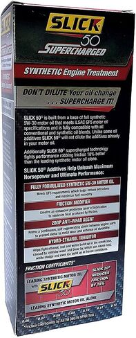 Slick 50 SL-750001-06 Supercharged Full Synthetic Engine Treatment, 15 fl. oz, 6 Pack in Saudi Arabia
