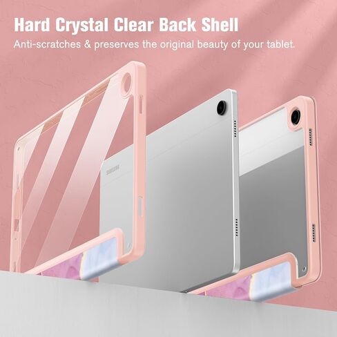Fintie Clear Case for Samsung Galaxy Tab A11+/A9+ 11'', Lilac Marble in Saudi Arabia
