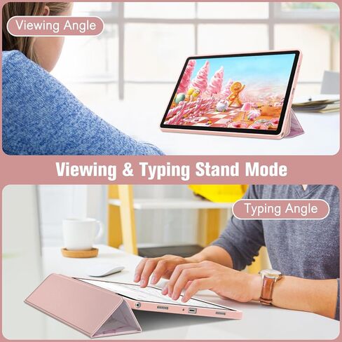 Fintie Clear Case for Samsung Galaxy Tab A11+/A9+ 11'', Lilac Marble in Saudi Arabia
